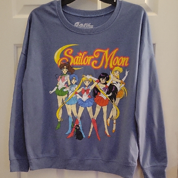 Sailor Moon Blue Sweatshirt - Picture 1 of 3